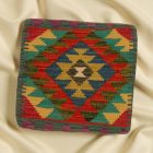 Ručně tkaný povlak na polštář 45x45 Dekorační polštář Kilim