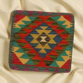   Ručně tkaný povlak na polštář 45x45 Dekorační polštář Kilim
