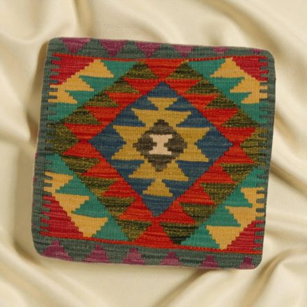 Ručně tkaný povlak na polštář 45x45 Dekorační polštář Kilim