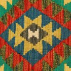 Ručně tkaný povlak na polštář 45x45 Dekorační polštář Kilim