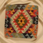 Ručně tkaný povlak na polštář 45x45 Dekorační polštář Kilim