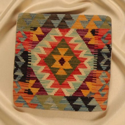 Ručně tkaný povlak na polštář 45x45 Dekorační polštář Kilim