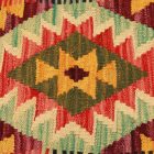 Ručně tkaný povlak na polštář 45x45 Dekorační polštář Kilim