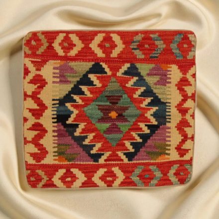 Ručně tkaný povlak na polštář 45x45 Dekorační polštář Kilim