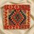 Ručně tkaný povlak na polštář 45x45 Dekorační polštář Kilim