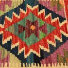 Ručně tkaný povlak na polštář 45x45 Dekorační polštář Kilim