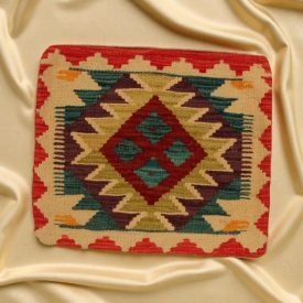   Ručně tkaný povlak na polštář 45x45 Dekorační polštář Kilim