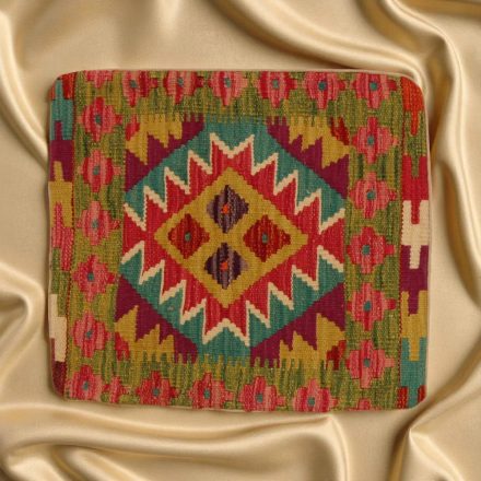 Ručně tkaný povlak na polštář 45x45 Dekorační polštář Kilim