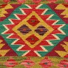 Ručně tkaný povlak na polštář 45x45 Dekorační polštář Kilim