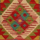 Afghánský povlak na polštář Kilim 40x40 ručně tkaný polštář