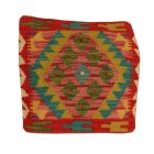 Afghánský povlak na polštář Kilim 40x40 ručně tkaný polštář