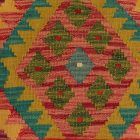Afghánský povlak na polštář Kilim 40x40 ručně tkaný polštář