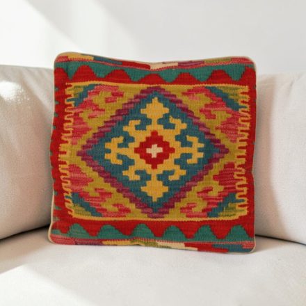 Afghánský povlak na polštář Kilim 40x40 ručně tkaný polštář