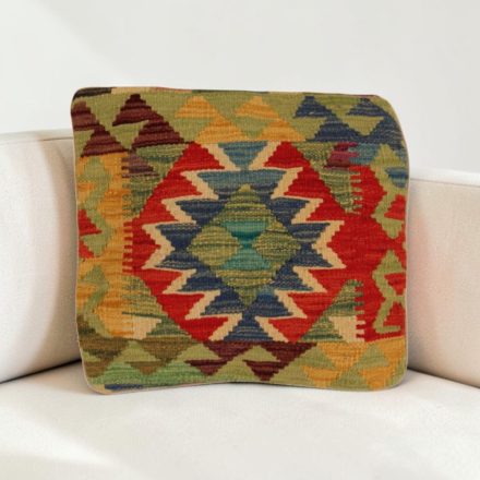 Afghánský povlak na polštář Kilim 40x40 ručně tkaný polštář