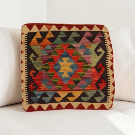 Afghánský povlak na polštář Kilim 40x40 ručně tkaný polštář
