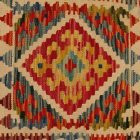 Afghánský povlak na polštář Kilim 40x45 ručně tkaný polštář