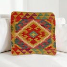 Afghánský povlak na polštář Kilim 40x40 ručně tkaný polštář
