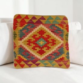   Afghánský povlak na polštář Kilim 40x40 ručně tkaný polštář