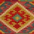 Afghánský povlak na polštář Kilim 40x40 ručně tkaný polštář