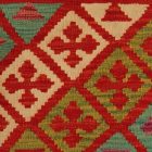 Afghánský povlak na polštář Kilim 40x40 ručně tkaný polštář
