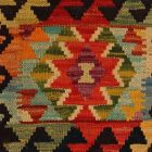 Afghánský povlak na polštář Kilim 40x40 ručně tkaný polštář