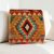 Afghánský povlak na polštář Kilim 40x40 ručně tkaný polštář