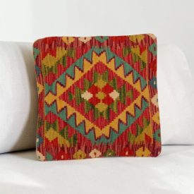   Afghánský povlak na polštář Kilim 40x40 ručně tkaný polštář