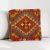 Afghánský povlak na polštář Kilim 40x40 ručně tkaný polštář
