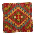 Afghánský povlak na polštář Kilim 40x40 ručně tkaný polštář