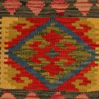 Afghánský povlak na polštář Kilim 40x40 ručně tkaný polštář