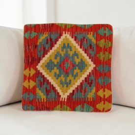   Afghánský povlak na polštář Kilim 40x40 ručně tkaný polštář
