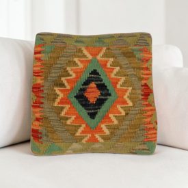   Afghánský povlak na polštář Kilim 40x40 ručně tkaný polštář