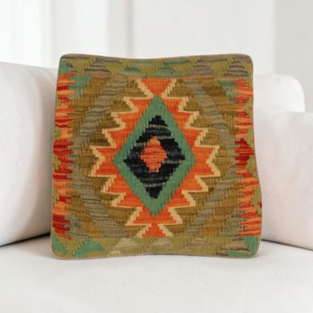 Afghánský povlak na polštář Kilim 40x40 ručně tkaný polštář