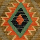 Afghánský povlak na polštář Kilim 40x40 ručně tkaný polštář