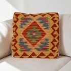 Afghánský povlak na polštář Kilim 40x40 ručně tkaný polštář