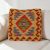 Afghánský povlak na polštář Kilim 40x40 ručně tkaný polštář