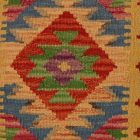 Afghánský povlak na polštář Kilim 40x40 ručně tkaný polštář