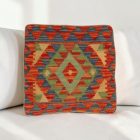 Afghánský povlak na polštář Kilim 40x40 ručně tkaný polštář