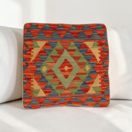 Afghánský povlak na polštář Kilim 40x40 ručně tkaný polštář