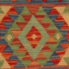 Afghánský povlak na polštář Kilim 40x40 ručně tkaný polštář
