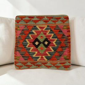   Orientální polštář 40x40 ručně tkaný kilimový povlak na polštář