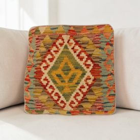   Orientální polštář 40x40 ručně tkaný kilimový povlak na polštář