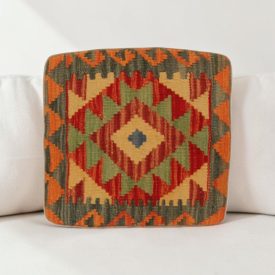   Ručně tkaný dekorační polštář 40x40 Kilim povlak na polštář
