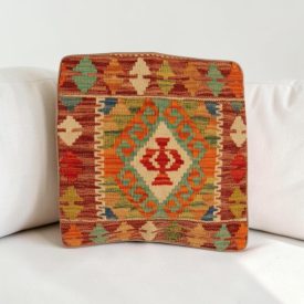   Ručně tkaný dekorační polštář 40x40 Kilim povlak na polštář