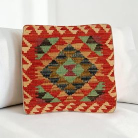   Ručně tkaný dekorační polštář 40x40 Kilim povlak na polštář
