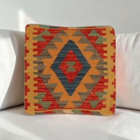   Ručně tkaný dekorační polštář 40x40 Kilim povlak na polštář