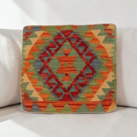   Ručně tkaný dekorační polštář 40x40 Kilim povlak na polštář