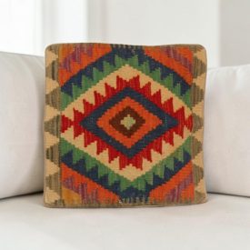   Ručně tkaný dekorační polštář 40x40 Kilim povlak na polštář