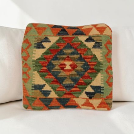 Ručně tkaný dekorační polštář 40x40 Kilim povlak na polštář
