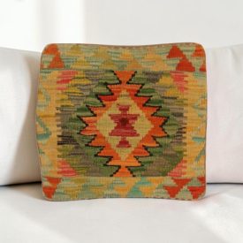   Ručně tkaný dekorační polštář 40x40 Kilim povlak na polštář